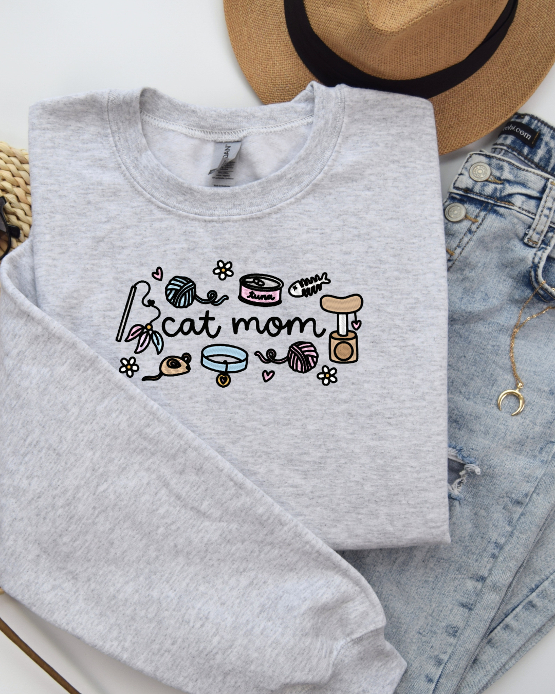 Cat Mom Crewneck
