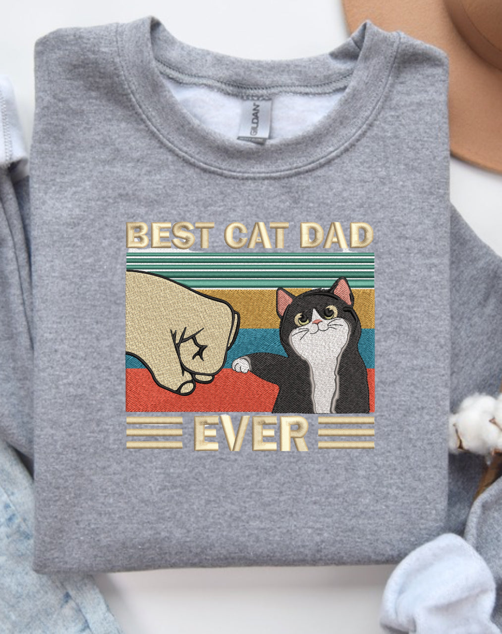 Best Cat Dad Sweatshirt
