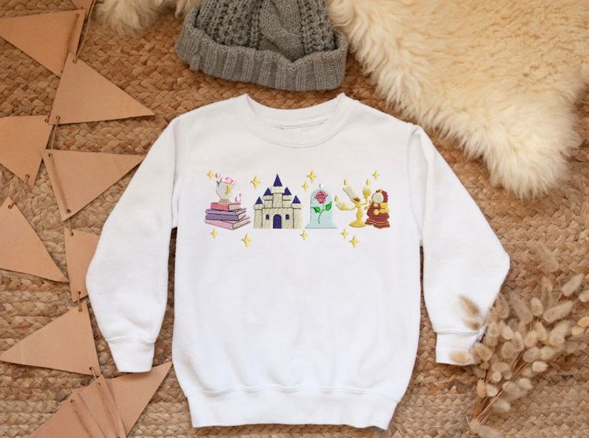 Beauty and the Beast crewneck