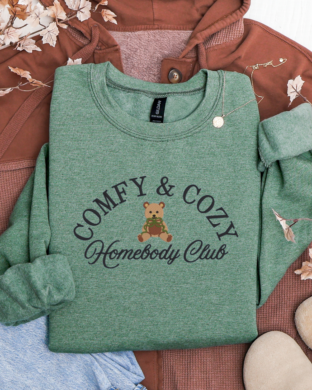 Comfy and Cozy Homebody Club Crewneck