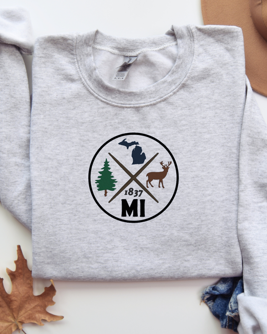1837 MI Crewneck