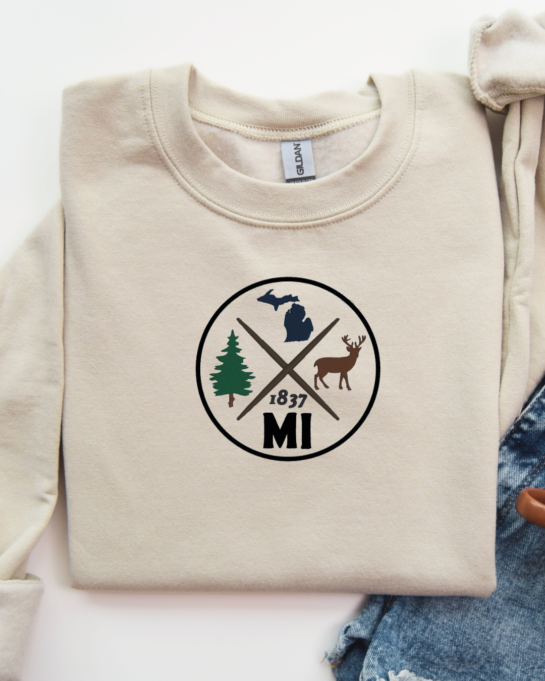 1837 MI Crewneck