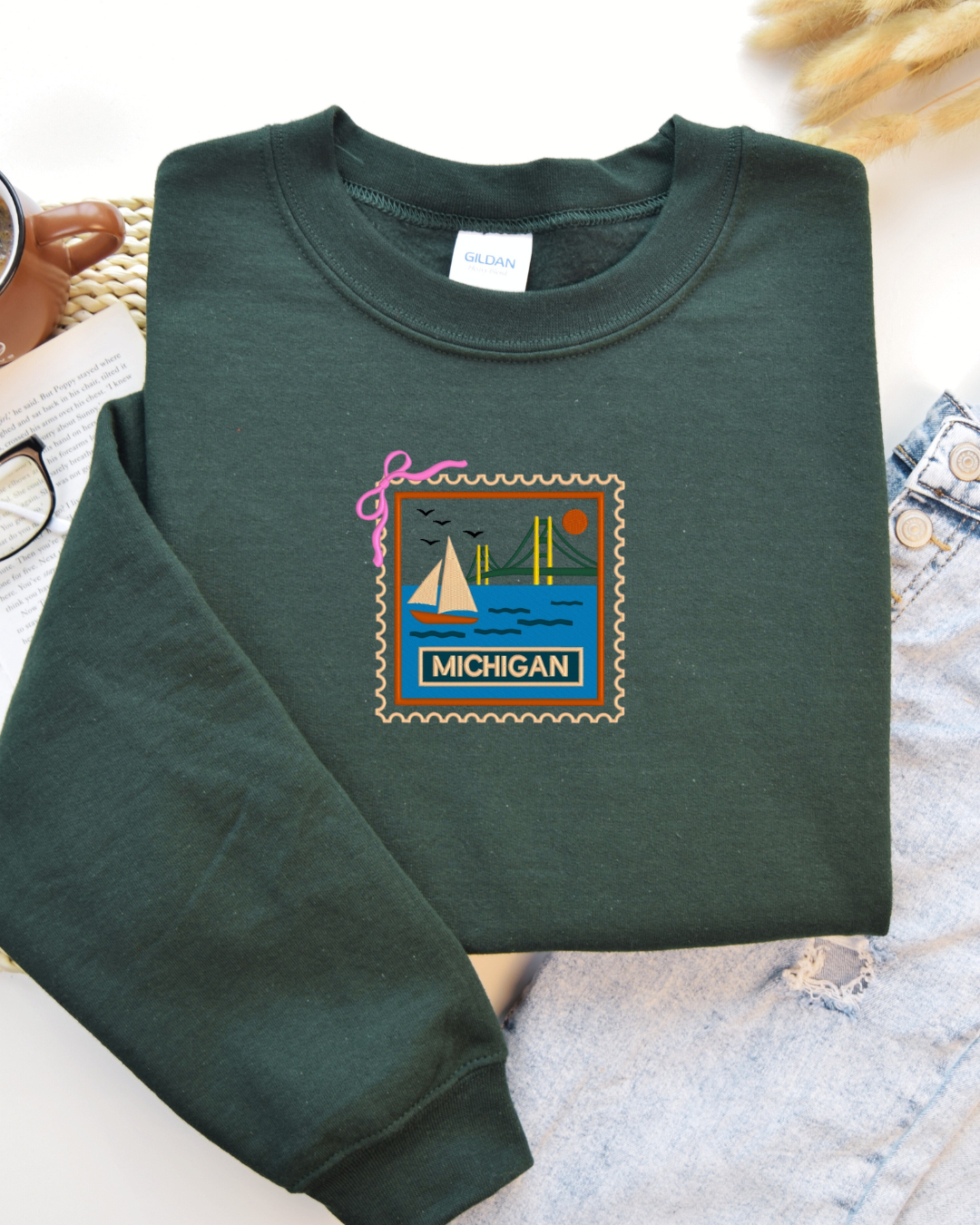 Michigan Stamp Crewneck