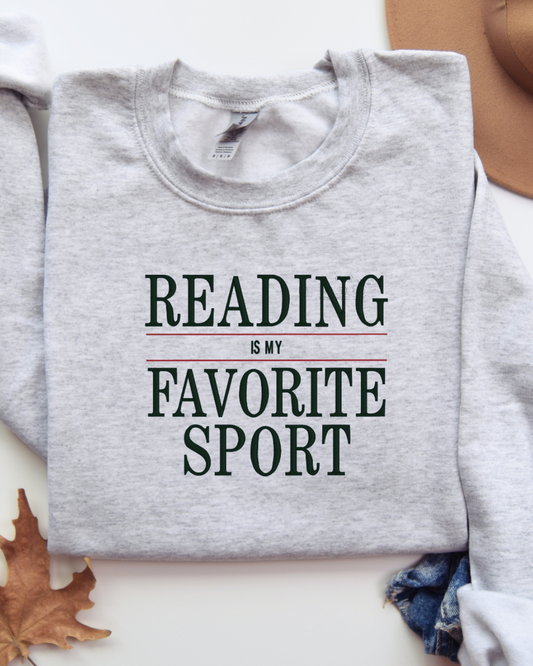 Reading is my Favorite Sport Crewneck