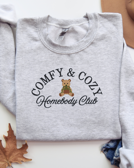 Comfy and Cozy Homebody Club Crewneck