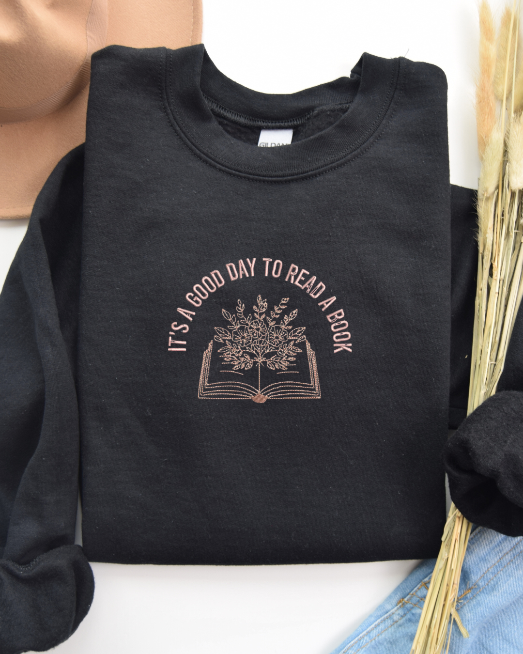 A Good Day To Read A Book Crewneck